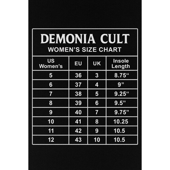 Demonia Boots Womens 7 Platform Holographic Whimsigoth Witch Punk Rave GRIP-102 - Picture 2 of 16